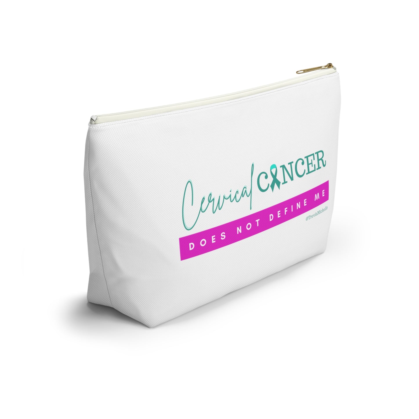 Cervical Cancer Does Not Define Me Makeup Bag