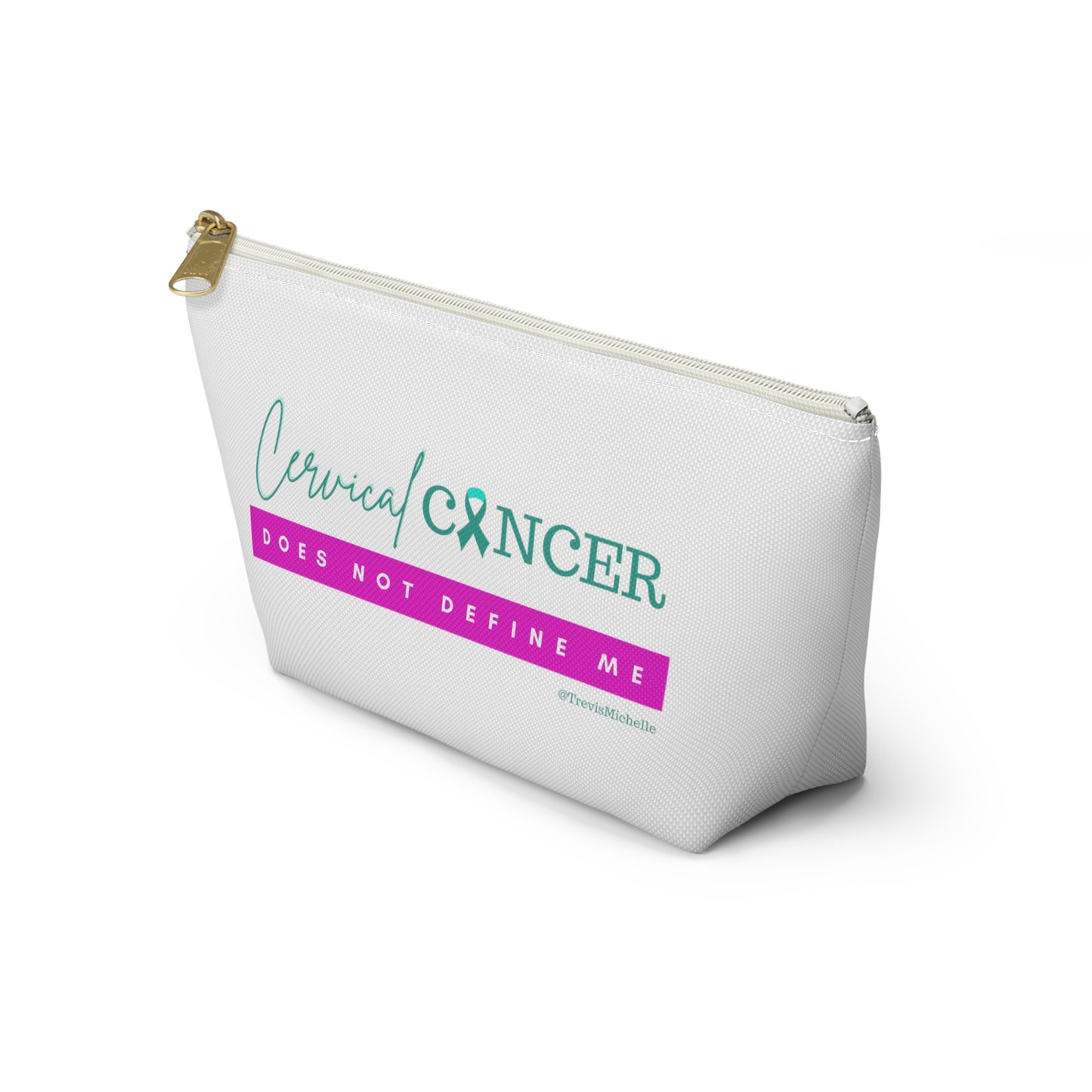 Cervical Cancer Does Not Define Me Makeup Bag