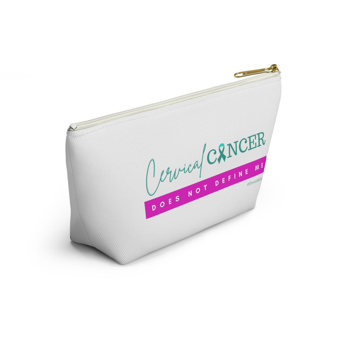 Cervical Cancer Does Not Define Me Makeup Bag