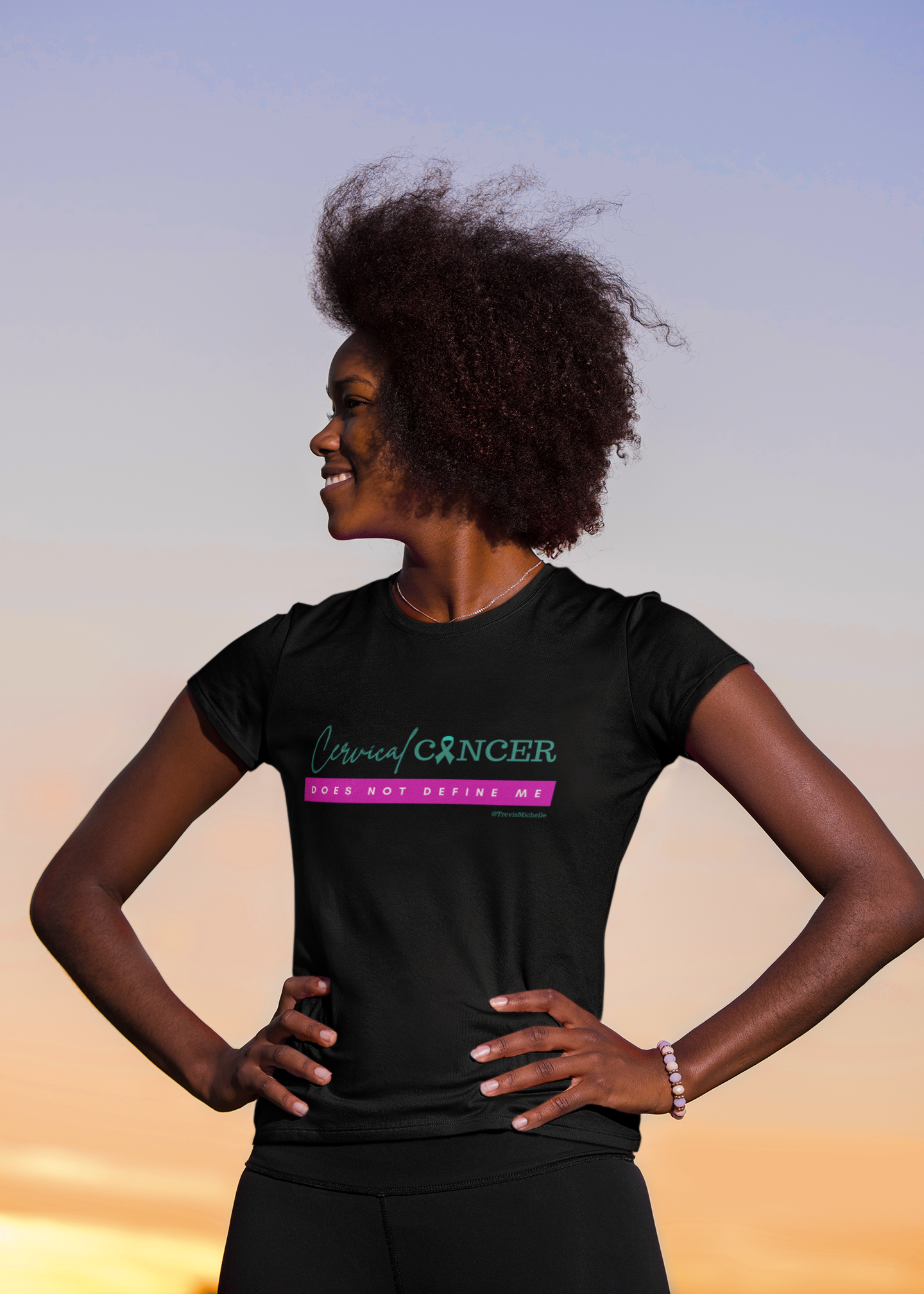 Cervical Cancer Does Not Define Me T-shirt