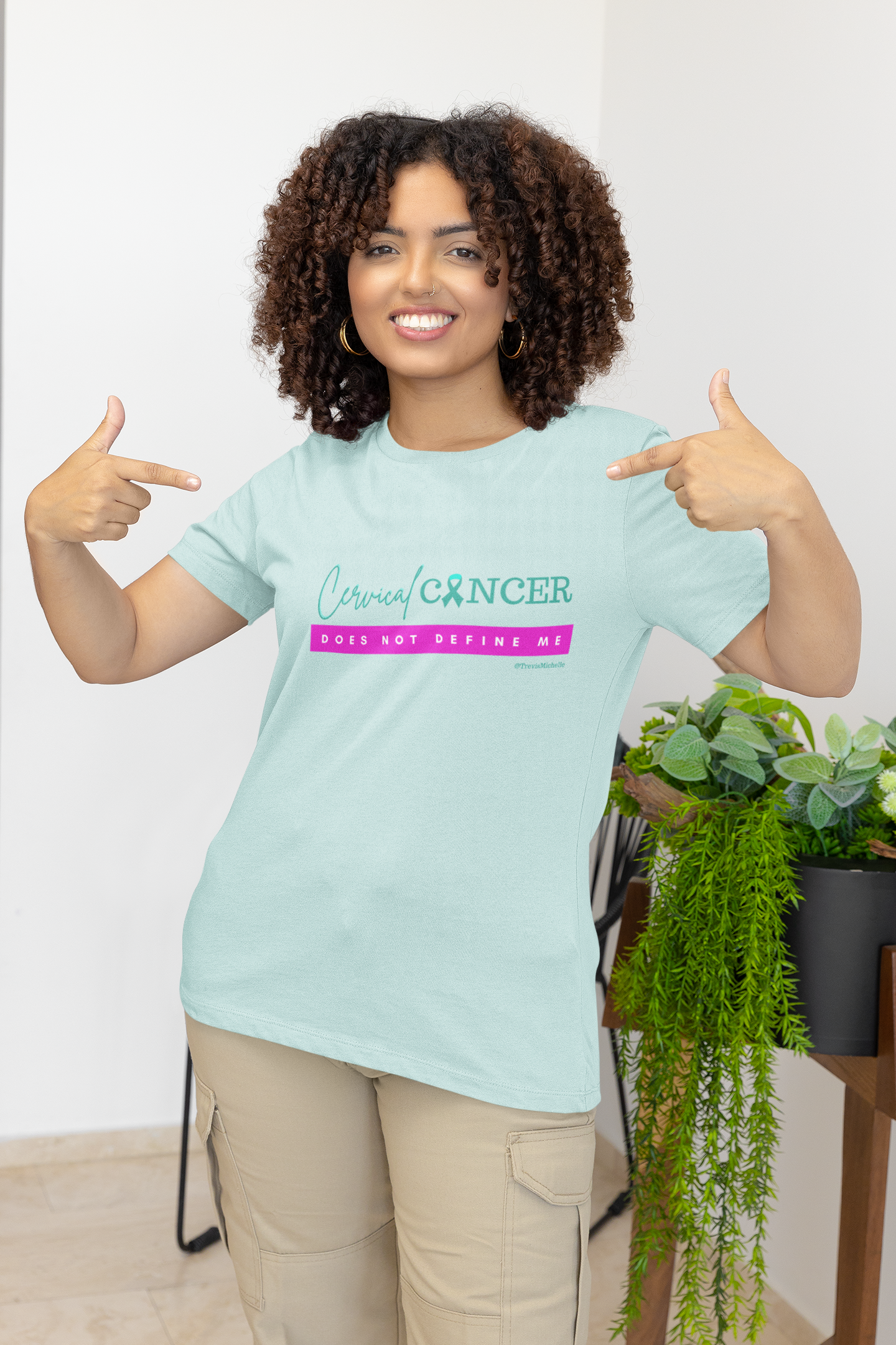 Cervical Cancer Does Not Define Me T-shirt